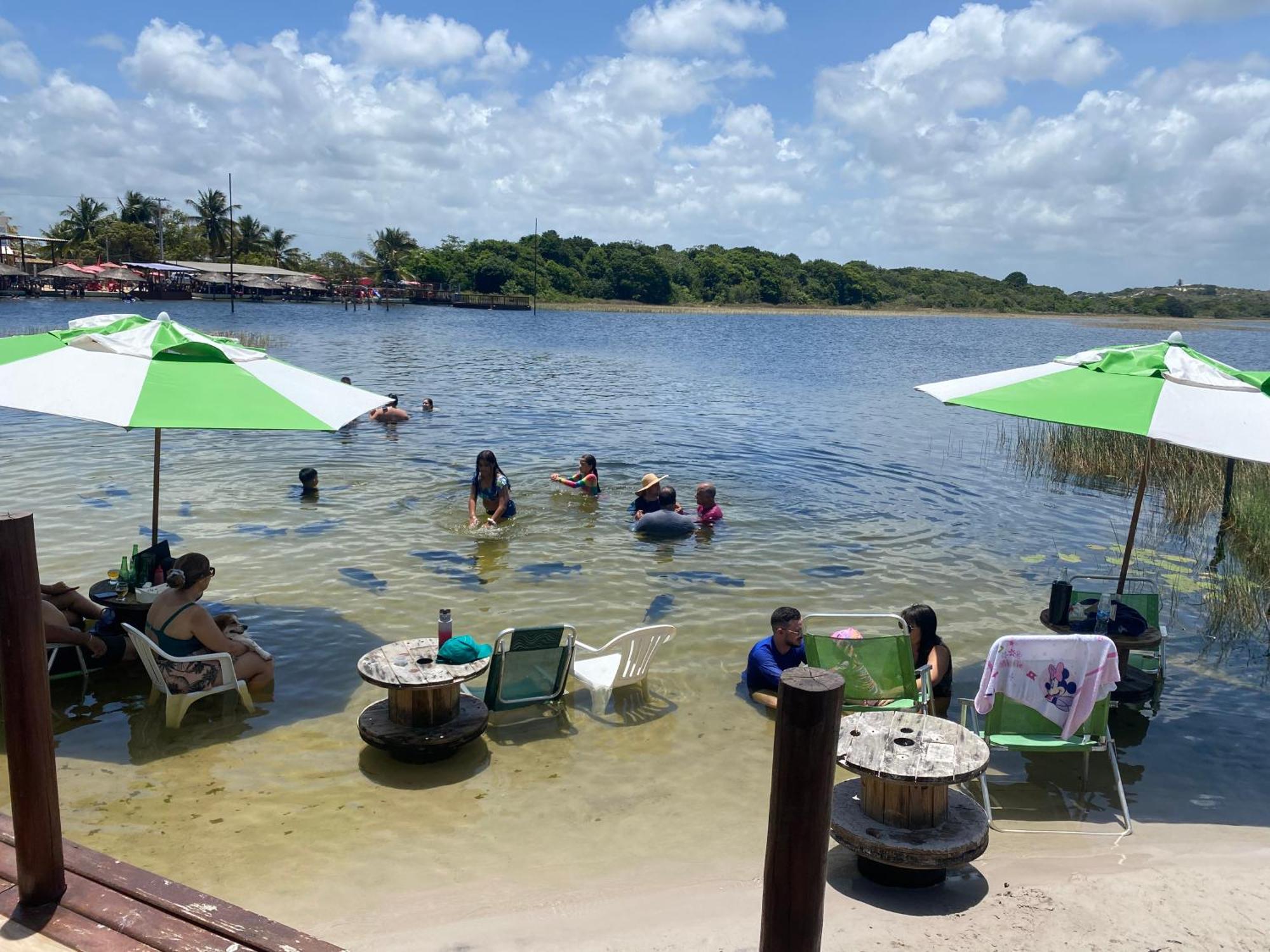 Villa Das Aguas -Praia Do Saco -Proximo As Lagoas Dos Tambaquis E Mangue Seco -Terreo Estância Exterior foto